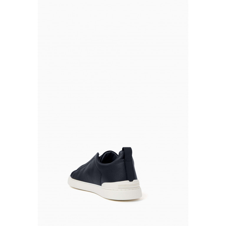Zegna - Triple Stitch™ Low-top Sneakers in Grained Leather & Suede