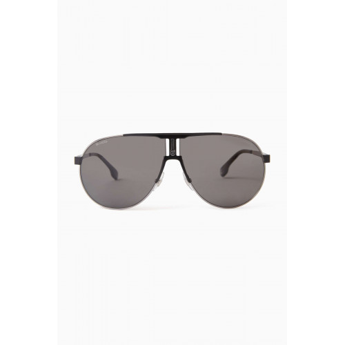 Carrera - 1005/S Pilot Sunglasses in Stainless Steel Grey
