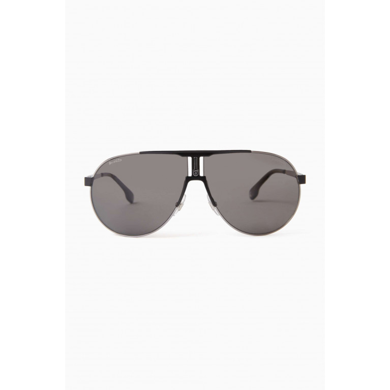 Carrera - 1005/S Pilot Sunglasses in Stainless Steel Grey