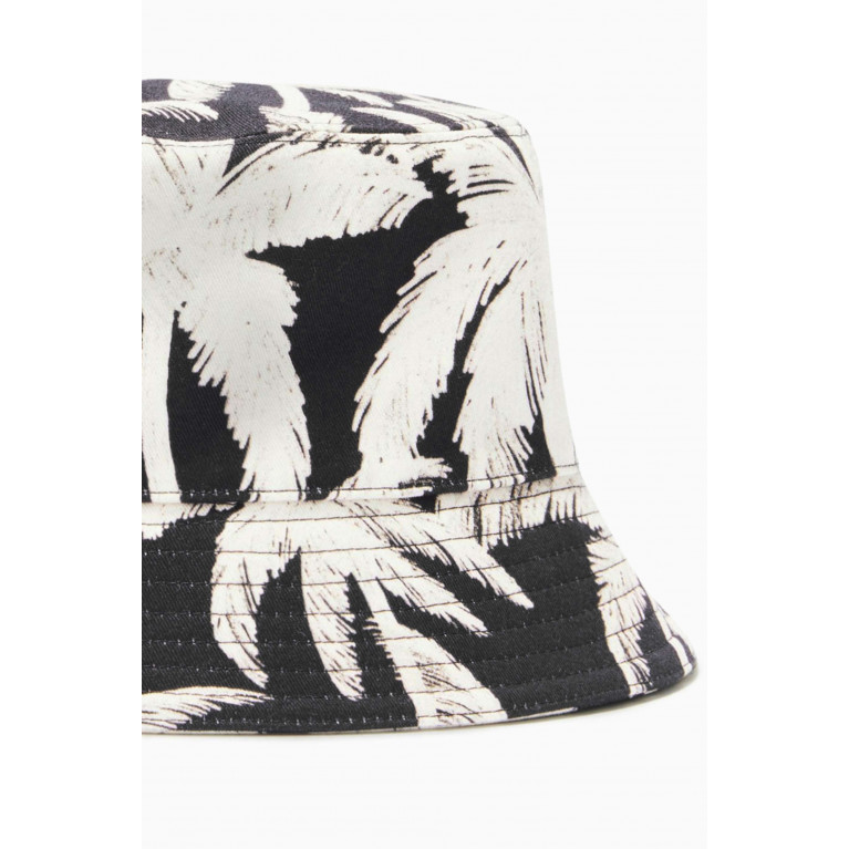 Palm Angels - Allover Palms Bucket Hat in Cotton