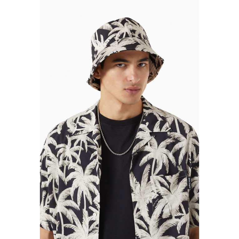 Palm Angels - Allover Palms Bucket Hat in Cotton