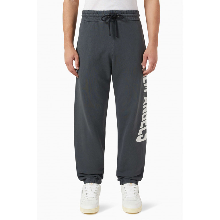 Palm Angels - PA City Logo Washed Sweatpants in Cotton