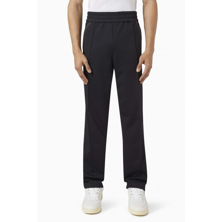 Palm Angels - Studded Monogram Track Pants in Jersey