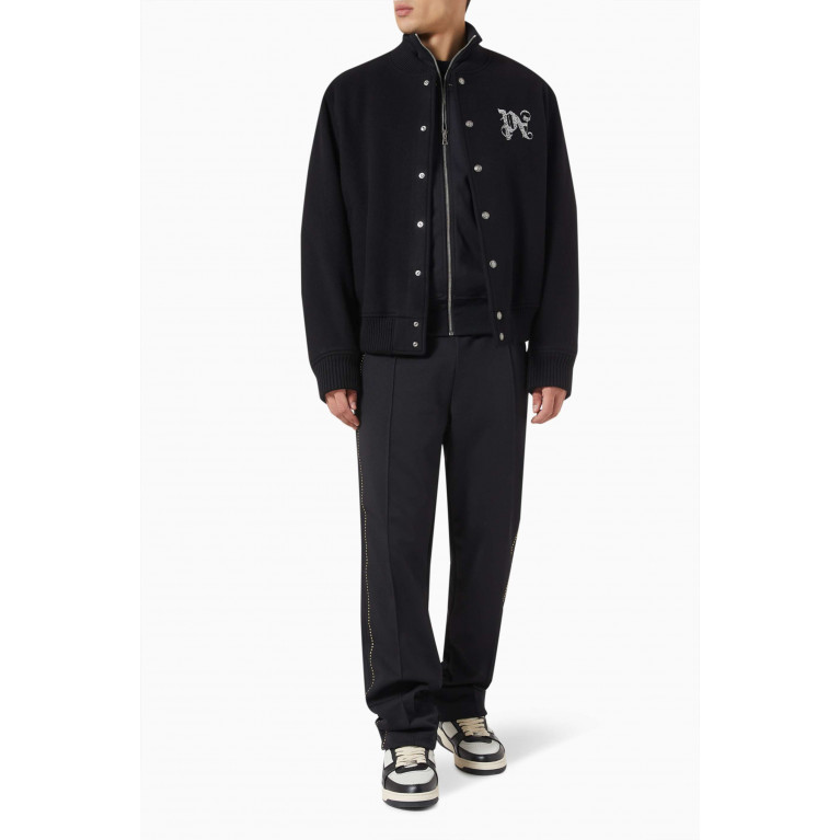 Palm Angels - Monogram Varsity Jacket in Wool-blend