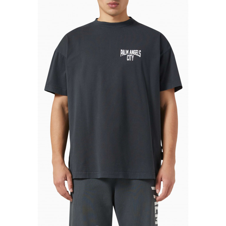Palm Angels - PA City Washed T-shirt in Cotton