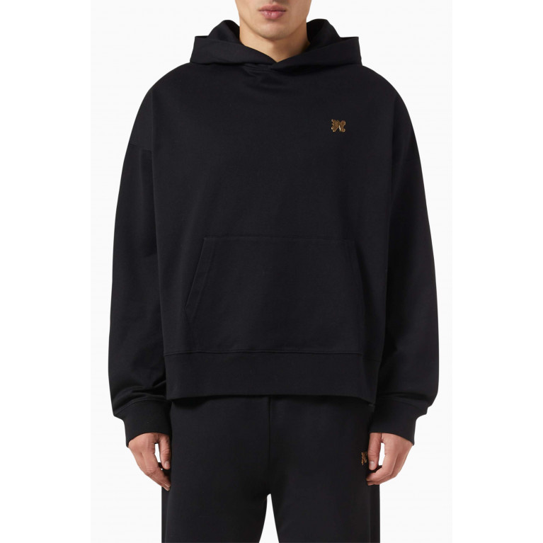 Palm Angels - Monogram Pin Hoodie in Cotton