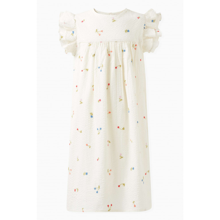 Bonpoint - Florentine Cherry Print Dress in Organic Cotton
