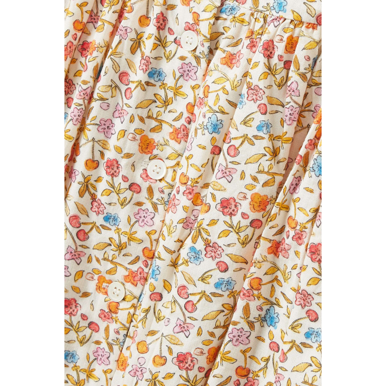 Bonpoint - Laly Floral Print Dress in Cotton