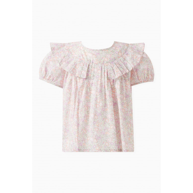 Bonpoint - Floral Print Blouse in Organic Cotton