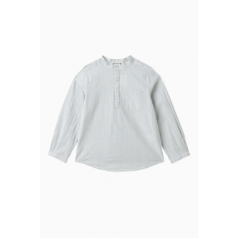 Bonpoint - Claude Striped Shirt in Cotton
