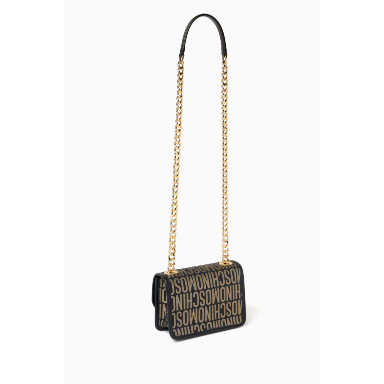 Moschino - Medium Crossbody Bag in Jacquard Nylon