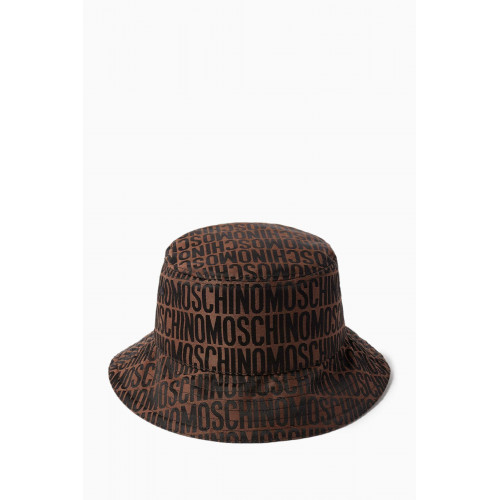 Moschino - All-over Bucket Hat in Nylon
