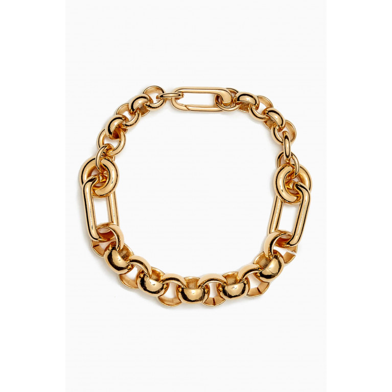 Laura Lombardi - Pietra Bracelet in 14kt Gold-plated Brass