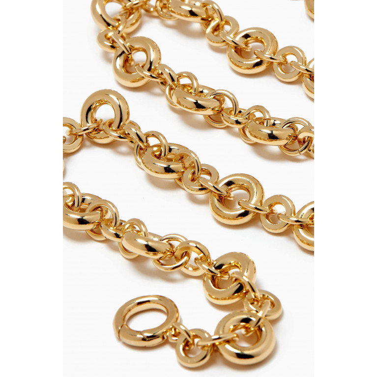 Laura Lombardi - Isola Necklace in 14kt Gold-plated Brass