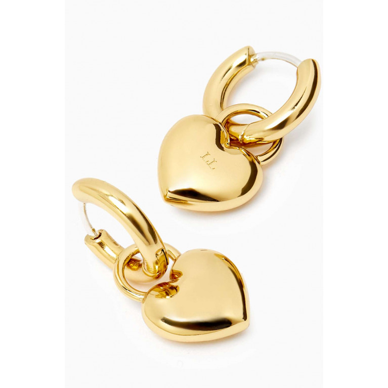 Laura Lombardi - Mini Amorina Earrings in 14kt Gold-plated Brass