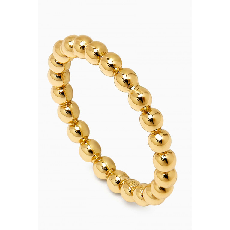 Laura Lombardi - Pallina Ring in 14kt Gold-plated Brass