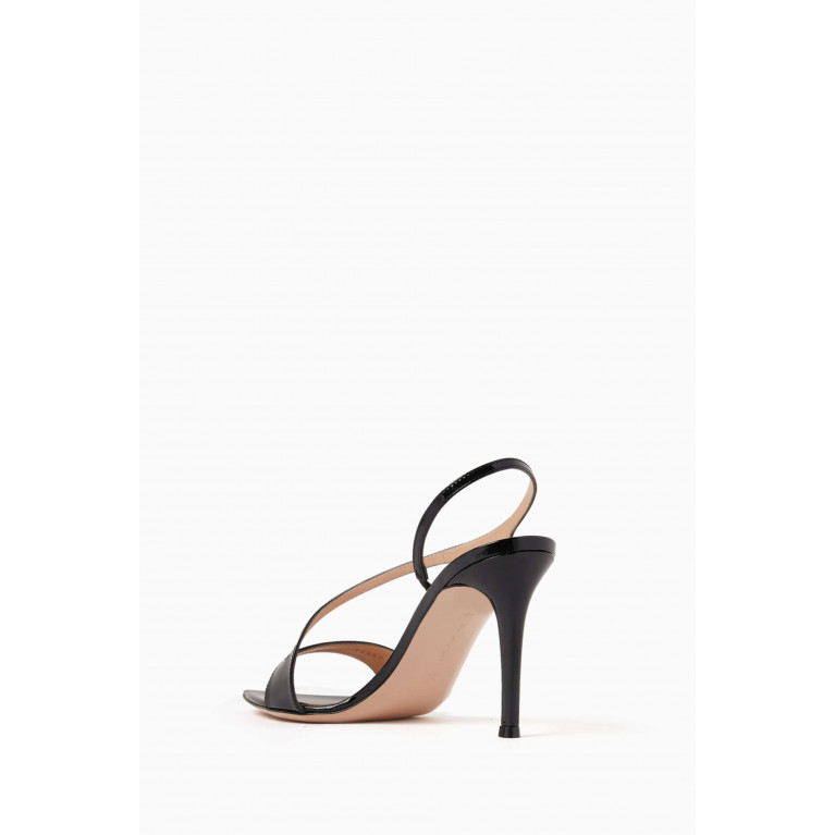 Gianvito Rossi - Pointed Toe 85 Sandals in Vernice Leather