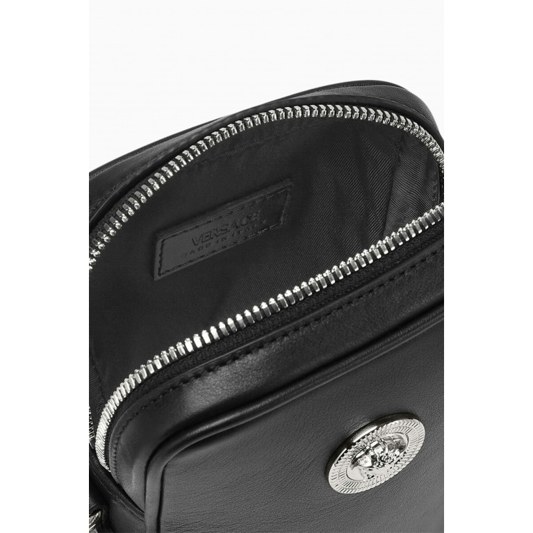 Versace - Small Biggie Crossbody Bag in Leather
