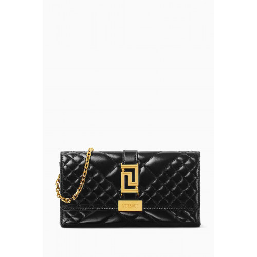 Versace - Mini Greca Goddess Bag in Quilted Leather
