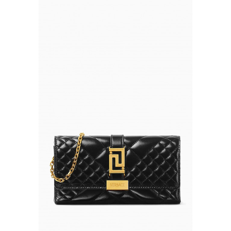 Versace - Mini Greca Goddess Bag in Quilted Leather