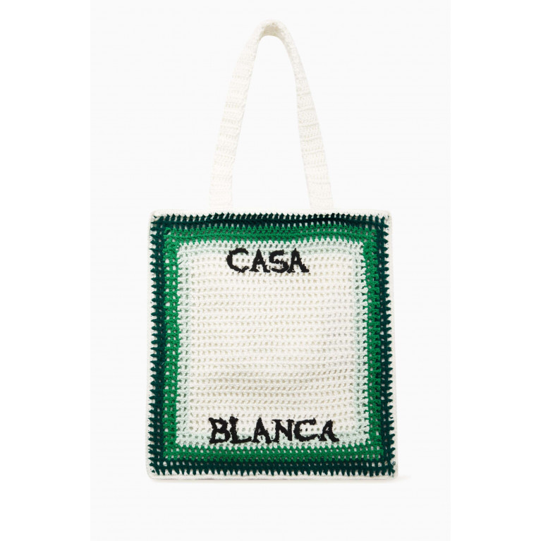 Casablanca - Tennis Bag in Crochet Knit