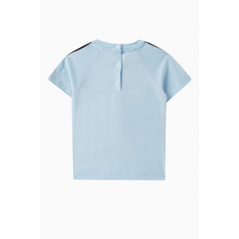 Balmain - Logo T-Shirt in Cotton Blue