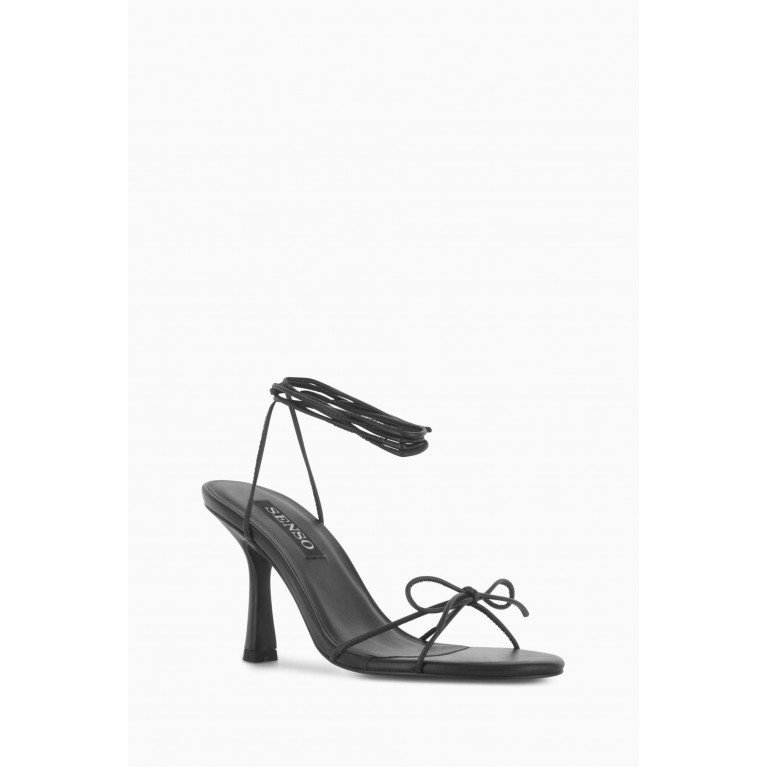 Senso - Kalani 100 Lace-up Sandals in Leather Black