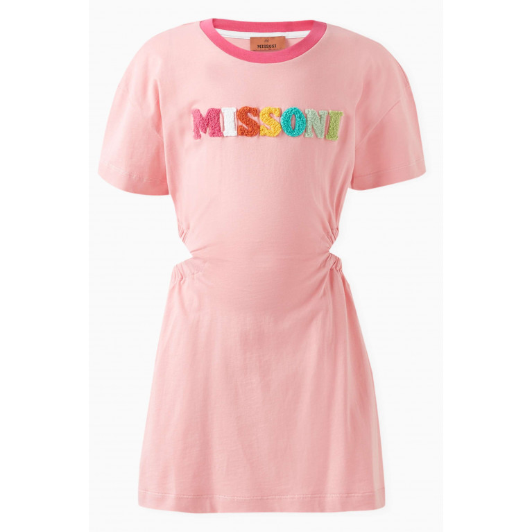 Missoni - Logo Dress in Cotton Pink