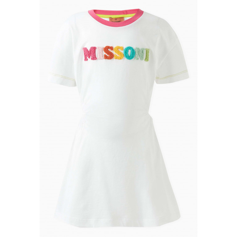 Missoni - Logo Dress in Cotton White