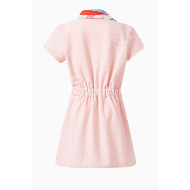 Emilio Pucci - Printed Collar Dress in Cotton Pique