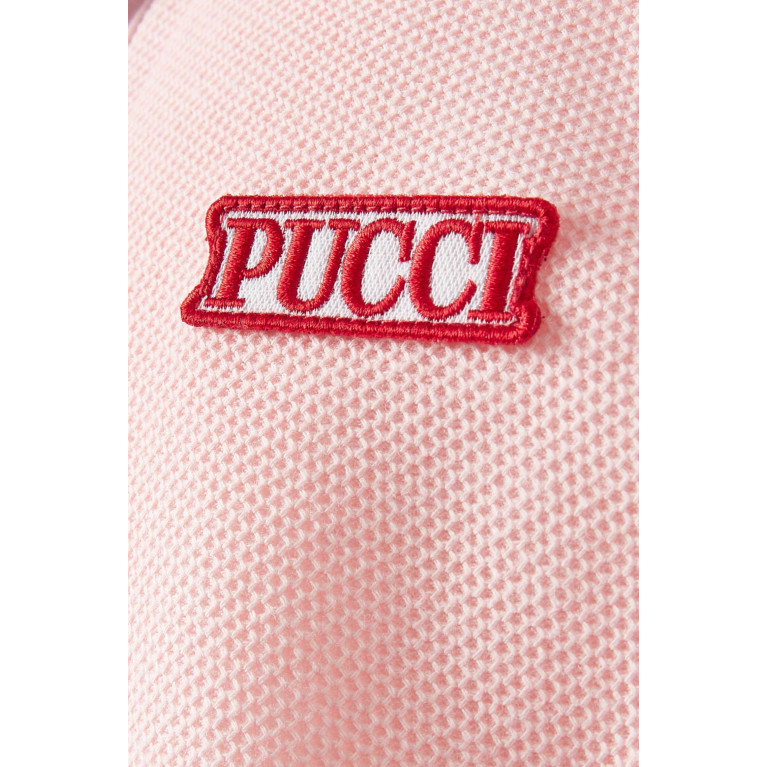 Emilio Pucci - Printed Collar Dress in Cotton Pique