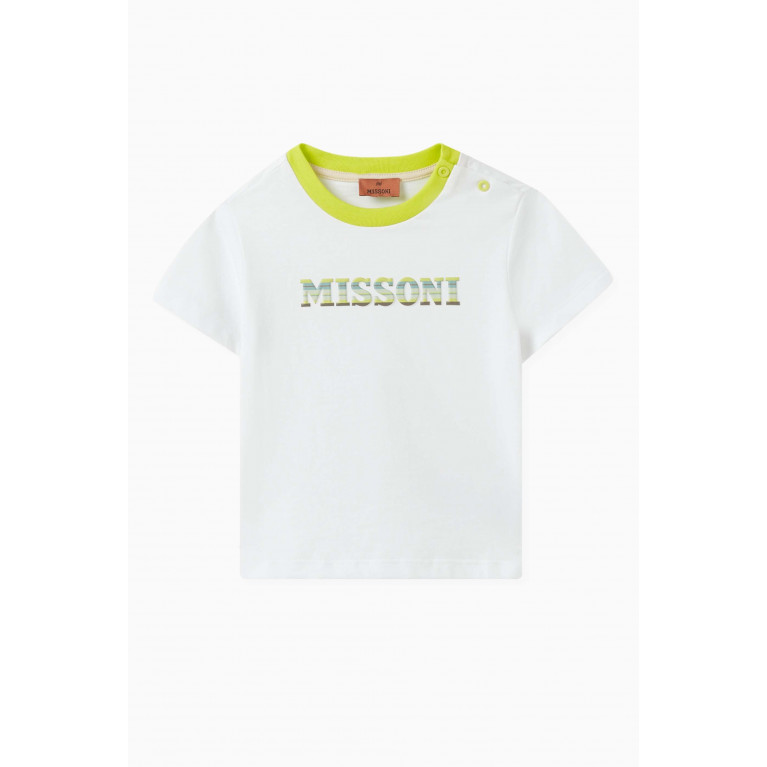 Missoni - Logo T-shirt in Cotton White
