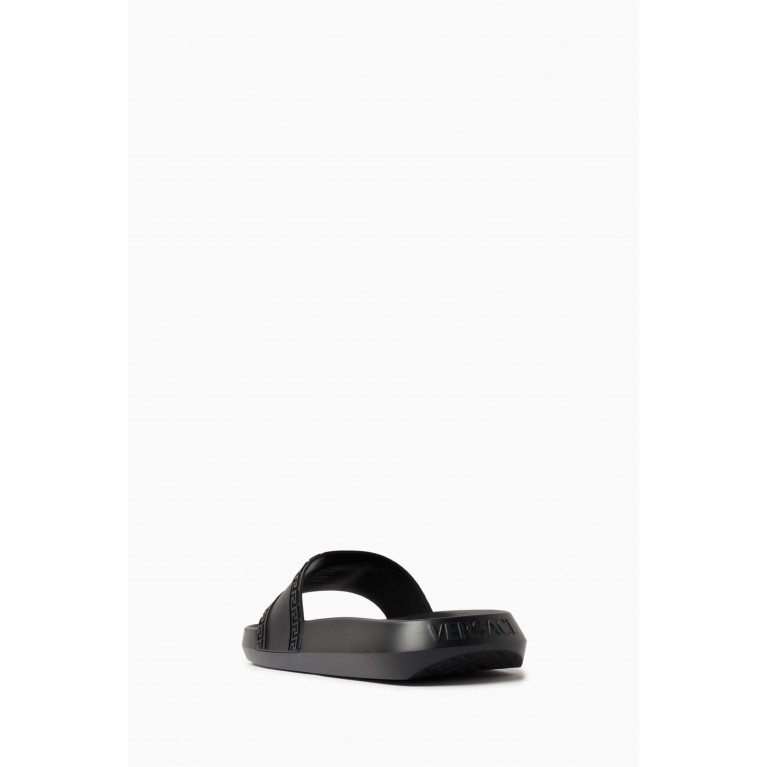 Versace - Medusa Palazzo Slides in Rubber