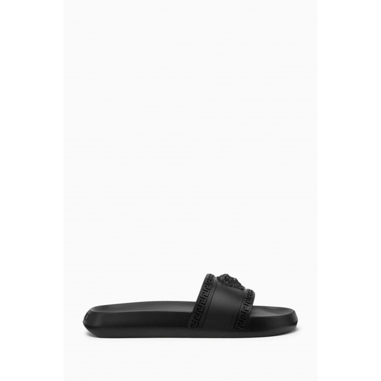 Versace - Medusa Palazzo Slides in Rubber