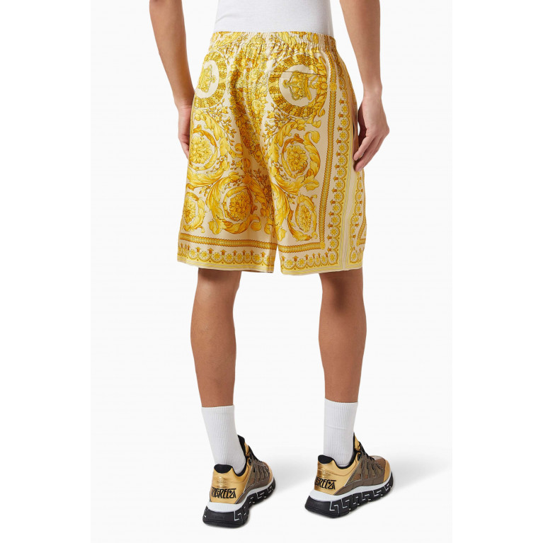 Versace - Barocco Shorts in Silk Gold