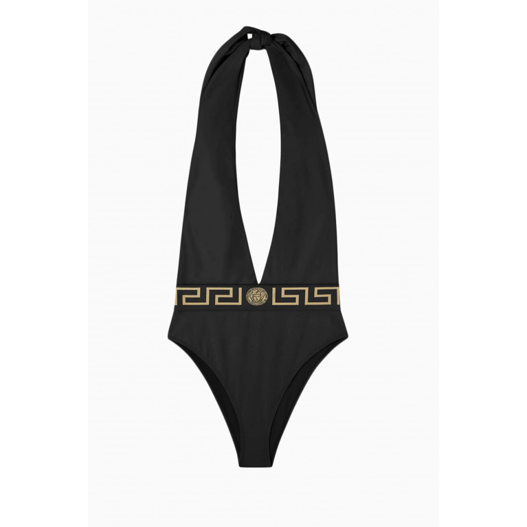 Versace - Greca One-piece Swimsuit in Stretch Nylon