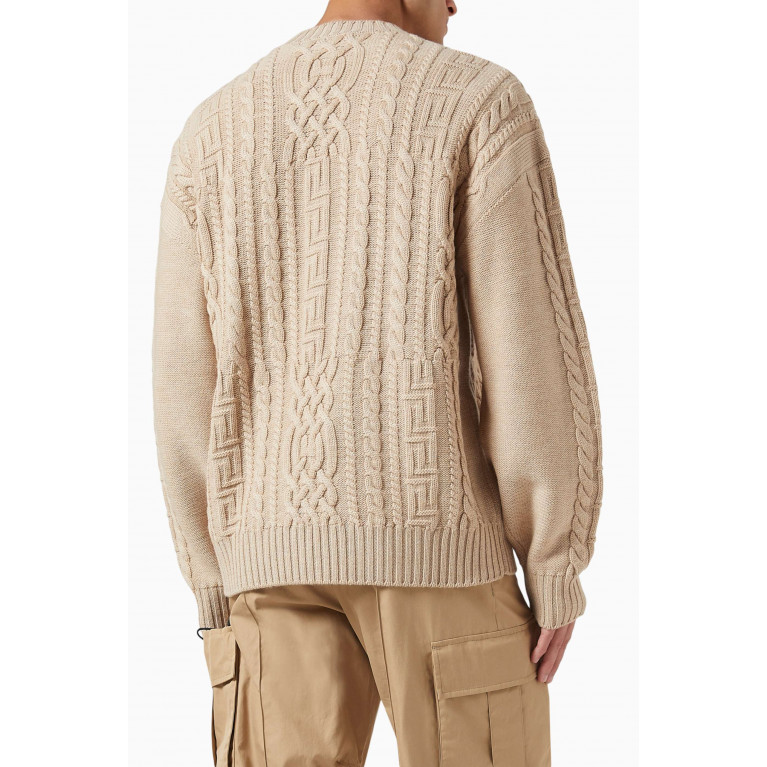 Versace - Medusa Sweater in Cable Knit