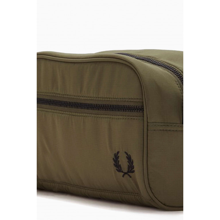 Fred Perry - Logo-embroidered Wash Bag in Ripstop