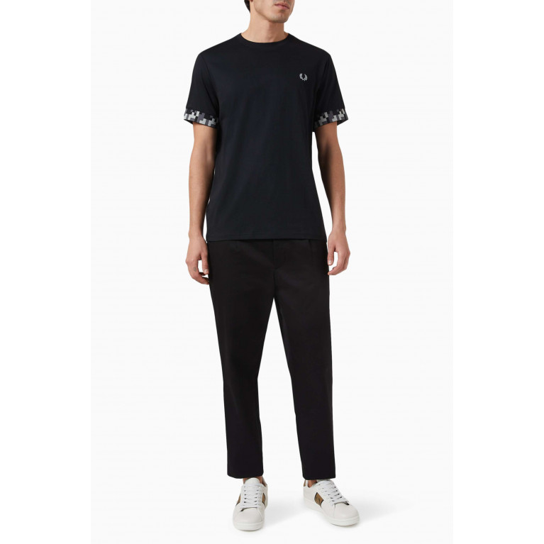 Fred Perry - Pixel Cuff T-shirt in Cotton-jersey