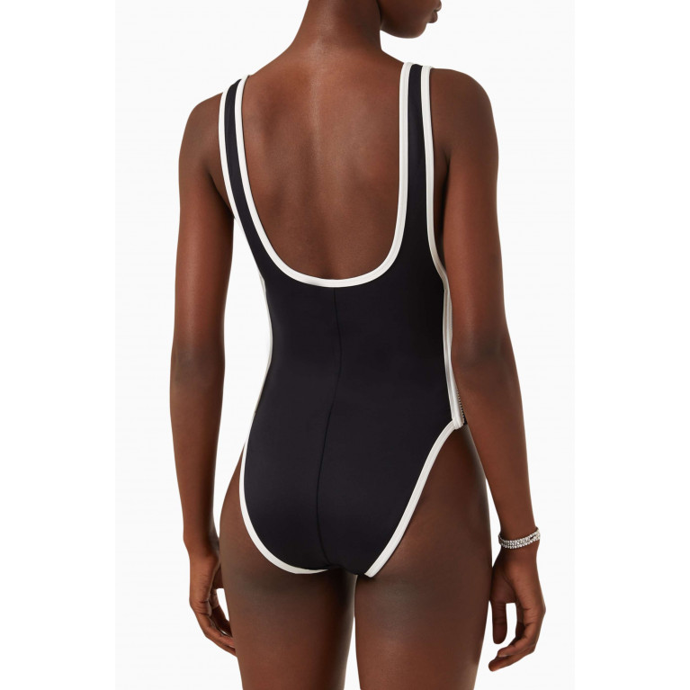 Good American - Varsity Lay Out One-piece Swimsuit
