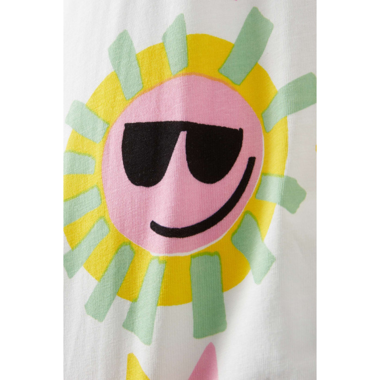 Stella McCartney - Sun Print T-Shirt Dress in Cotton