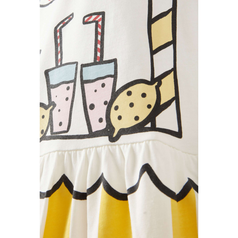 Stella McCartney - Lemonade Stand Print Dress in Cotton