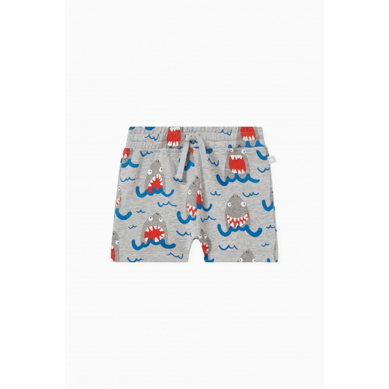 Stella McCartney - Shark Print Shorts in Cotton