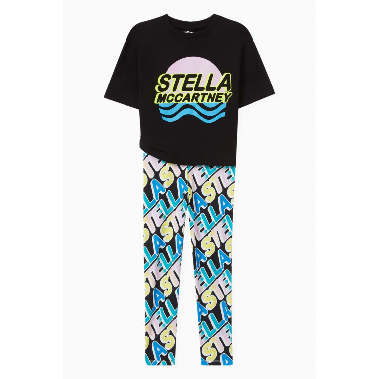 Stella McCartney - All-over Logo Print Leggings