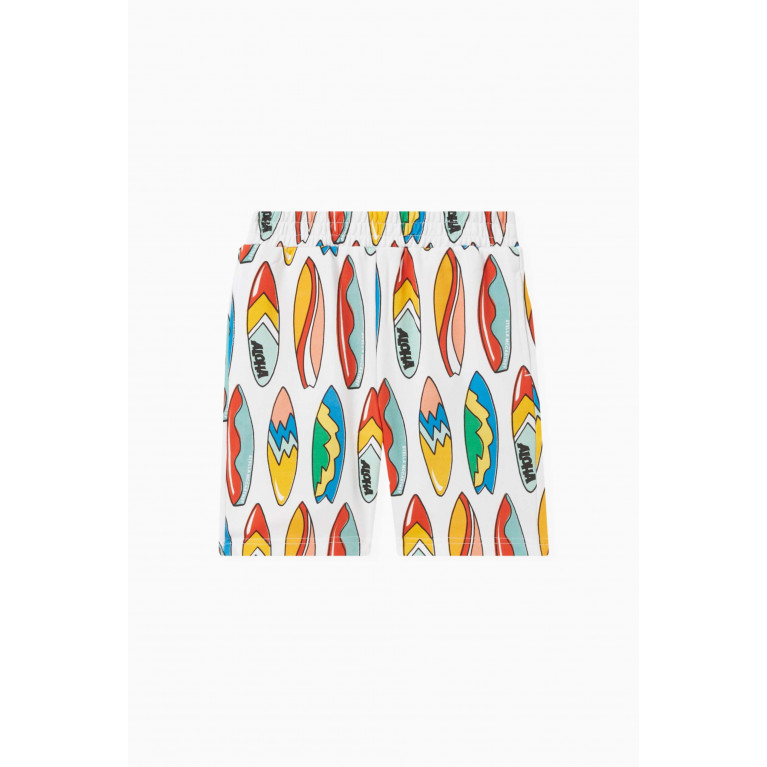 Stella McCartney - Surfboard Print Shorts in Cotton