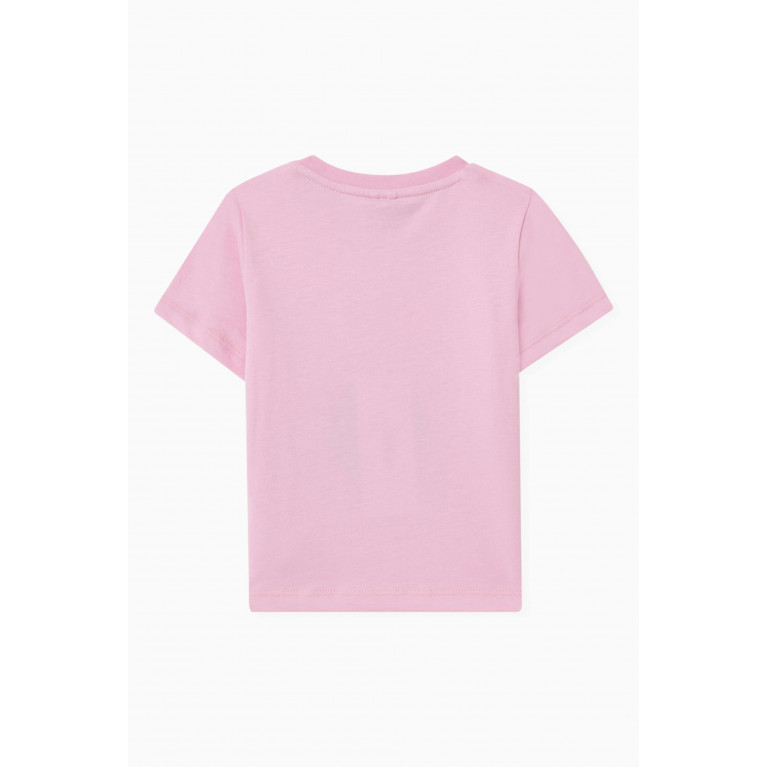 Stella McCartney - Medallion Sunshine T-Shirt in Cotton Pink