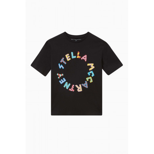 Stella McCartney - Graphic Logo-print T-shirt in Organic Cotton-jersey