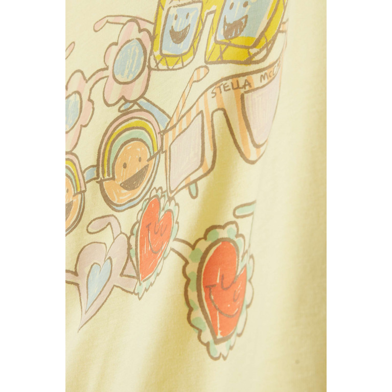 Stella McCartney - Sunglasses Print T-Shirt in Cotton