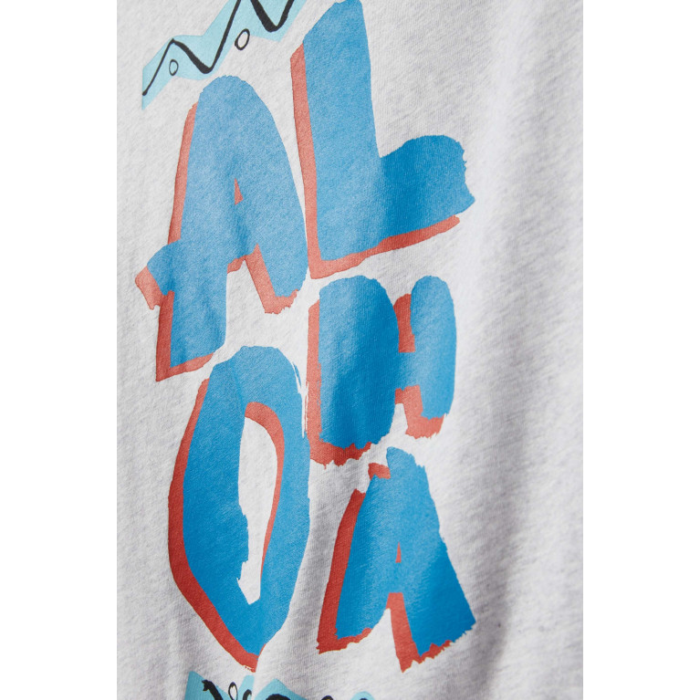 Stella McCartney - Graphic Print T-Shirt in Cotton Grey