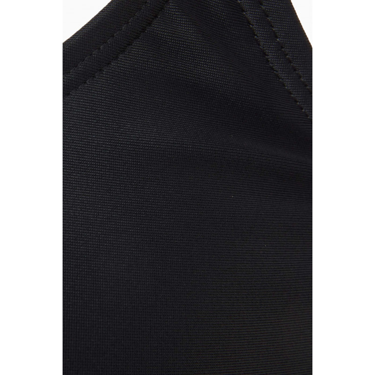 Good American - Deep Scoop Bikini Top in Soft Fabric Black